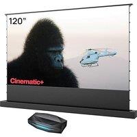 AWOL VISION Aetherion Pro + 120" Motorized ALR Screen Bundle - 4K UHD Display Ultra Short Throw Triple Laser Projector with Dolby Vision,AntiRBE, G