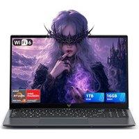 15.6 Inch Laptop with AMD Ryzen 7 5825U (Processor up to 4.5GHz) 8C/16T - 16GB RAM DDR4 + 1TB M.2 PCIe 3.0 SSD, 1080 HD Display, HDMI, BT5.2,USB3.2,Ty