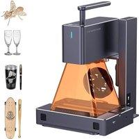 LaserPecker 2 Laser Engraver with Rotating Roller, Portable Laser Engraving Machine with High Speed 600mm/s High Precision 0.05mm for Wood Leather Acr