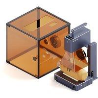 LaserPecker LP2 Pro Laser Engraver with Safeguard and Rotating Roller, Portable Laser Engraving Machine Laser Class 1 Safety, Precision 0.05mm, 600mm/