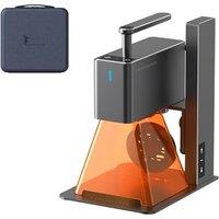 LaserPecker L2 (Basicbox) Laser Engraver with Carry Case for Wood Kraft Paper Leather, Portable Handheld Engraver High Precision 0.05mm Compressed Spo