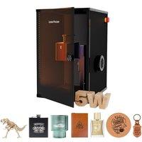 LaserPecker 2 Basic Laser Engraver with Standard Enclosure Safeguard, Laser Engraving Machine Laser Class 1 Safety, High Precision 0.05mm, High Speed