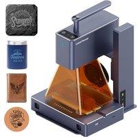 LaserPecker 2 Laser Engraver, Portable Laser Engraving Machine, 5W 450nm Blue diode Laser for 100+ Materials Wood Leather Acrylic etc (Pro Bundle with
