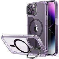 ESR for iPhone 14 Pro Max Case, Compatible with MagSafe, Military-Grade Protection, Built-In Camera Ring Stand, Classic Kickstand Magnetic Case for iP