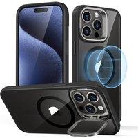 ESR for iPhone 15 Pro Max Case, Compatible with MagSafe, Military-Grade Protective Case, Built-In Stash Stand Phone Case, Scratch-Resistant Back Cover