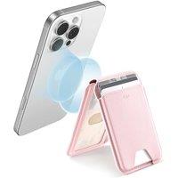 ESR Upgraded for Aura MagSafe Wallet, 5 Card Holder, RFID Blocking, Magnetic Wallet with Adjustable Stand, Slim for iPhone 17e/17/16/15/14/13/12 Serie