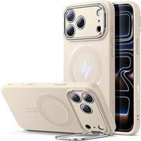 ESR for iPhone 17 Pro Case, Silicone Case with Stand, Compatible with MagSafe, Military-Grade Protection, Built-in Camera Stash Stand, Magnetic Phone
