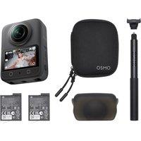 DJI Osmo 360 Essential Combo, 360 Action Camera | 1-Inch 360 Imaging, Native 8K 360 Video, 4K/120fps & 170 Boost Video, 1.2m Invisible Selfie St