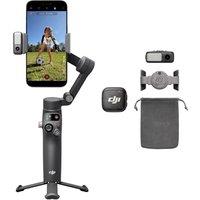 DJI Osmo Mobile 8 + Mic 3, Gimbal Stabilizer for Smartphones, AI Native Tracking With Audio & Lighting, Wireless Mic, Active Noise Canceling, 32-bit F