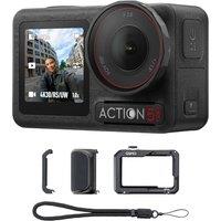 DJI Osmo Action 5 Pro Street Photography Combo, 4K Action Camera | 1/1.3 Sensor, 155 FOV, 4hrs Battery, Enhanced Grip Comfort, Utility Frame & Ha