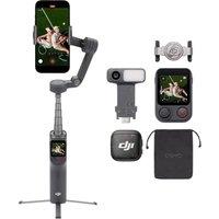 DJI Osmo Mobile 8P + Mic 3 Transmitter, Gimbal Stabilizer for iPhone & Android, Remote Controller, Wireless Mic, Professional Creation, Detail-Rich Au