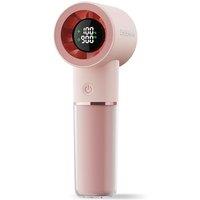 Handheld Portable Fan, 6-Speed Powerful Mini Personal Fan, Rechargeable 5000mAh Battery with Up to 15 Hours Runtime, Pocket Turbo Fan with Smart LED D