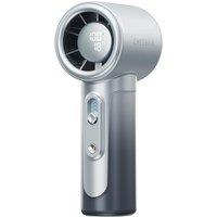 Handheld Portable Fan, Adjustable Speed Powerful Mini Personal Fan, Rechargeable 5000mAh Battery Up to 18 Hours Runtime, Pocket Turbo Fan with Smart L