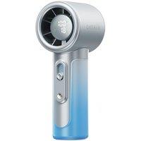 Handheld Portable Fan, Adjustable Speed Powerful Mini Personal Fan, Rechargeable 5000mAh Battery Up to 18 Hours Runtime, Pocket Turbo Fan with Smart L