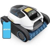 Spino E1 Wireless Pool Robot, 210 Mins Autonomy, 21950 LPH Max, 5 Modes Pool Robot, Wall and Water Line Cleaning, App Control, SmartArc Path, Ideal fo