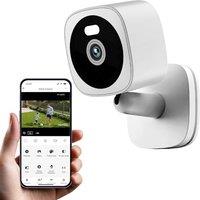 3MP Smart Security Camera, Full Colour Night Vision, Two-Way Audio, Motion Detection with Siren Alarm