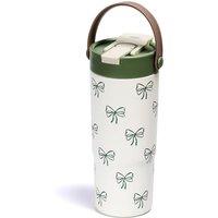 Stainless Steel Tumbler with Straw, 660ml/22oz Tumbler with Leak Proof 2-in-1 Lid, Reusable Double Walled Water Bottle, Portable Coffee Travel Mug, Fi