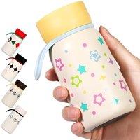 Stainless Steel Water Bottle, 350ml/12oz Double Walled Vacuum Insulated Metal Water Bottle for Hot&Cold Drinks for Handbag - 100% Leakproof (Little St