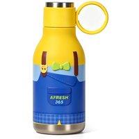 Kids Insulated Water Bottle with Straw, 450ml/15oz BPA-Free Double Wall Vacuum Tumbler 18/8 Stainless Steel Leak Proof Kids Cups for School Travel Boy