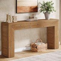 Tribesigns 160 cm Extra Long Console Table, Farmhouse Wood Sofa Table Behind Couch, Narrow Entryway Accent Table for Living Room, Hallway, Entrance, F