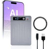 AI Voice Recorder Translator App Control, Transcribe & Summarize with AI Technology, Support Multiple Languages, 64GB, 40H Battery, 10m Pickup, for Le