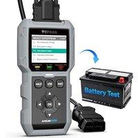 TOPDON AL500B OBD2 Code Reader, OBD2 Scanner with Full OBD2 Functions and Battery Tester with 12V Battery Tests, 12V 24V Cranking and Charging Tests,