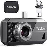 TOPDON TS001 Thermal Camera Android, 9mm Lens, Observation Range 0.1-500M | 512x384 High Resolution, 25Hz, -20~550, Manual Focusing for PCB boards,