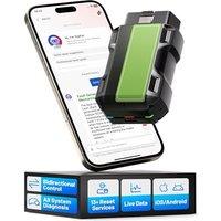 TOPDON TopScan Pro OBD2 Scanner Bluetooth, Active Tests & Full System Scan Tool for iOS/Android, 13+ Resets, TopFix AI Assistant, Enhanced Version of