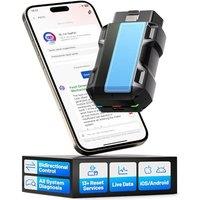TOPDON TopScan Pro OBD2 Scanner Bluetooth, Active Test & Full System Scan Tool for iOS/Android, 13+ Resets, TopFix AI Assistant, Enhanced Version of T