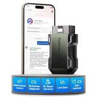 TOPDON TopScan Pro OBD2 Scanner Bluetooth, 13 Resets, Active Tests&Full System Diagnostic Tool for iOS/Android, TopFix AI Assistant OBD2 Code Reader,
