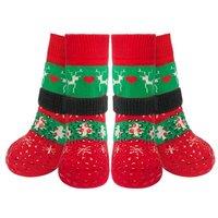 BEAUTYZOO Dog Socks to Prevent Licking Paws for Hardwood Floors Anti Slip, Dog Shoes Booties for Hot/Cold Pavement,Grippy Boots & Paw Protectors Tract
