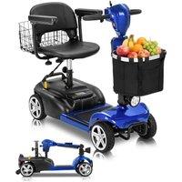 Ecomobi MS02 Mobility Scooters for Adults 7 mph, 300 lbs Capacity, 15/30 Miles Range, 48" Turning Radius, 15 Hill Climbing, 2 Cargo Baskets, Removab