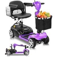 Ecomobi MS02 Mobility Scooters for Adults 7 mph, 300 lbs Capacity, 15/30 Miles Range, 48" Turning Radius, 15 Hill Climbing, 2 Cargo Baskets, Removab