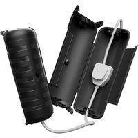 RESTMO Outdoor Electrical Box IP44 Waterproof, Weatherproof Box, Black | 29 11 7.5cm, 2-Pack Weatherproof Extension Lead Covers, Safety Seal Enc