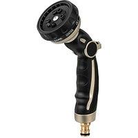 RESTMO Hose Pipe Spray Gun, Metal Garden Hose Spray Gun with 9 Patterns | Heavy Duty Jet Nozzle Sprayer, with Thumb Flow Control, Ideal for Lawn & Pla