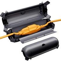 2 Pack of RESTMO Compact Outdoor Extension Cord Cover, IP44 Waterproof Box and Safety Housing Case, Ideal to Protect Outdoor Plugs, Electrical Connect