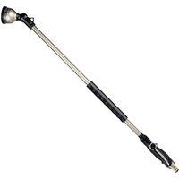 RESTMO Watering Lance for Garden Hose Heavy Duty,94cm Metal Spray Lance | 180 Adjustable Ratcheting Head 10 Spray Patterns Hose Wand, for Garden Lon