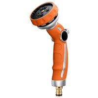 RESTMO Hose Pipe Spray Gun, Metal Garden Hose Spray Gun with 9 Patterns | Heavy Duty Jet Nozzle Sprayer, with Thumb Flow Control, Ideal for Lawn & Pla
