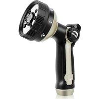 RESTMO Full Shower Hose Nozzle, Metal Spray Nozzle for Garden Hose, 8 Spray Patterns, Water Hose nozzle with Thumb Control, Ideal for Outdoor Lawn & P