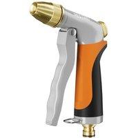 RESTMO Hose Pipe Spray Gun, 100% Metal Garden Hose Spray Gun | High Pressure Hose Nozzle with Solid Brass Head,4 Adjustable Spray Patterns,for Car Was