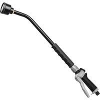 RESTMO Watering Lance for Garden Hose Full Shower Watering Wand | 61cm Hose Wand with Flow Control, Heavy-Duty Metal Gentle Rainfall Spray for Hanging
