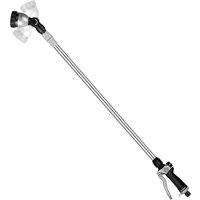 RESTMO Watering Wand Watering Lance for Garden Hose | 91152 cm Telescopic Metal Garden Hose Wands,180Adjustable Ratcheting Head,7 Spray Patterns