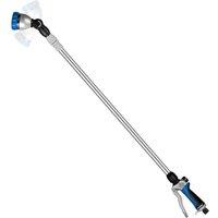 RESTMO Watering Wand Watering Lance for Garden Hose | 91152 cm Telescopic Metal Garden Hose Wands,180Adjustable Ratcheting Head,7 Spray Patterns