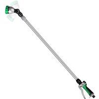 RESTMO Watering Wand Watering Lance for Garden Hose | 91152 cm Telescopic Metal Garden Hose Wands,180Adjustable Ratcheting Head,7 Spray Patterns