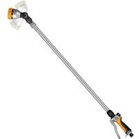 RESTMO Watering Wand Watering Lance for Garden Hose | 91152 cm Telescopic Metal Garden Hose Wands,180Adjustable Ratcheting Head,7 Spray Patterns