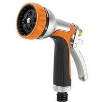 RESTMO Hose Pipe Spray Gun, Heavy Duty Metal Garden Hose Spray Gun | High Pressure Hose Nozzle, Metal Sprayer with 7 Patterns and Flow Control, Ideal