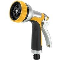 RESTMO Hose Pipe Spray Gun, Heavy Duty Metal Garden Hose Spray Gun | High Pressure Hose Nozzle, Metal Sprayer with 7 Patterns and Flow Control, Ideal