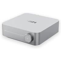 WiiM Amp Streaming Amplifier for Passive Speakers with HDMI ARC, Silver | Upgrade Your Passive Speakers with Hi-Fi streaming, HDMI ARC TV Audio, RoomF
