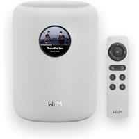 WiiM Sound Smart Speaker with Hi-Res Audio, WiFi and Touchscreen, White | 100W Peak 2.1 Stereo, 1.8 Touch Display, AI RoomFit, Multi-Room Audio, Ster