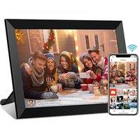 Zedify 10.1 inch Smart Cloud WIFI Digital Picture Frame 1280x800 Full IPS Touchscreen With Free Frameo APP, Easy Share Photos or Videos, Sleep Mode, 1